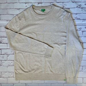 United Colors Of Benetton Men's Beige Crewneck Sweater